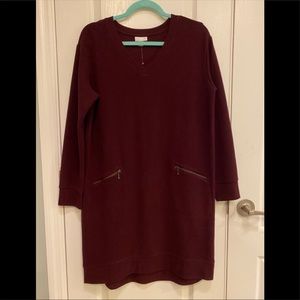 J. JILL Medium Port Waffle Knit Dress
